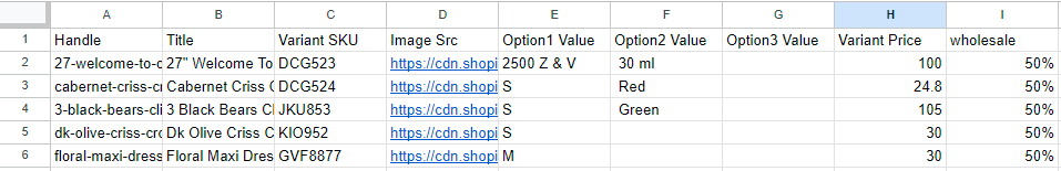 Empty CSV