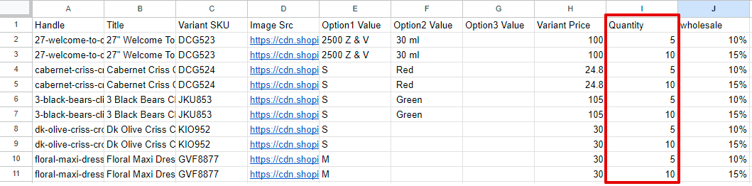 Quantity
